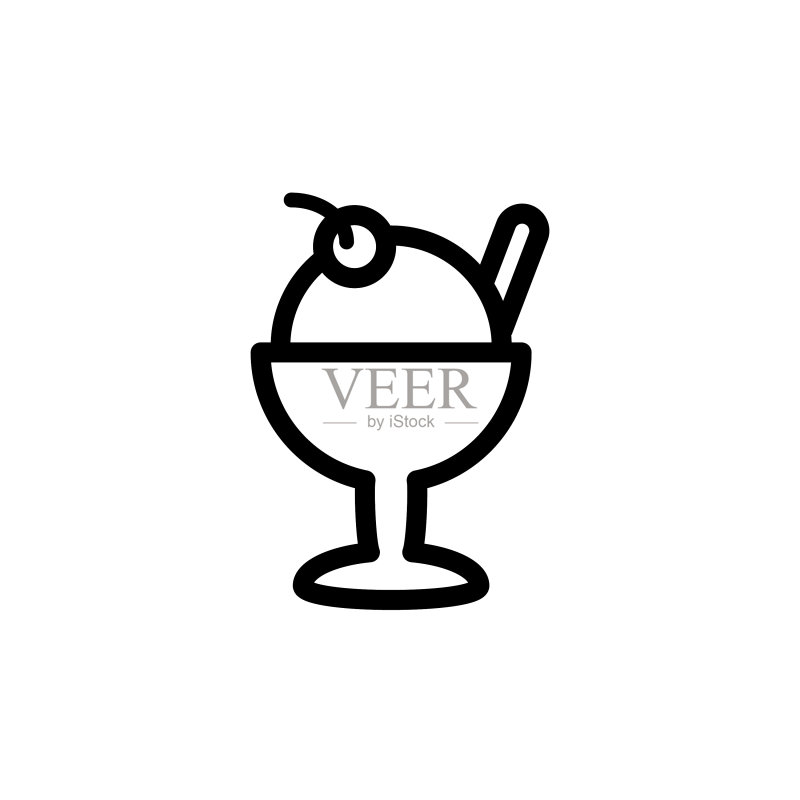 图形冰淇淋图标图标素材