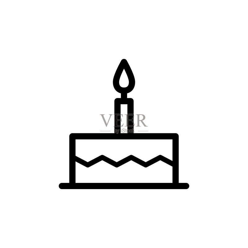 生日蛋糕图标素材