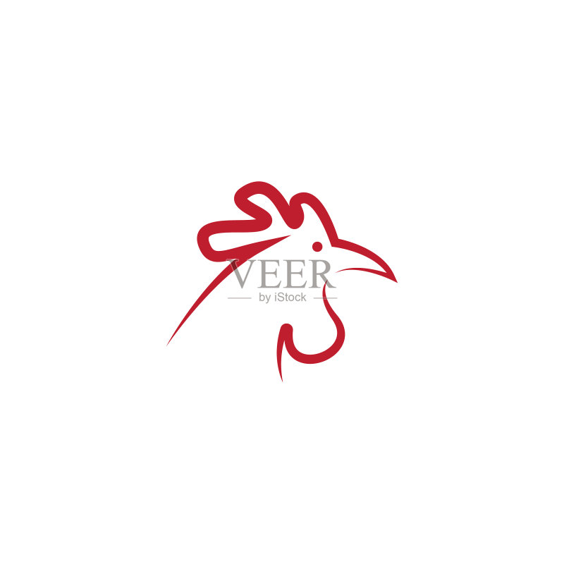 公鸡图标素材
