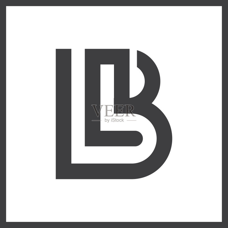 lb或bl标志和图标设计图标素材