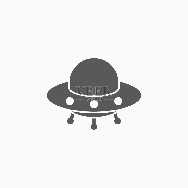 UFO图标、飞碟矢量素材图标素材