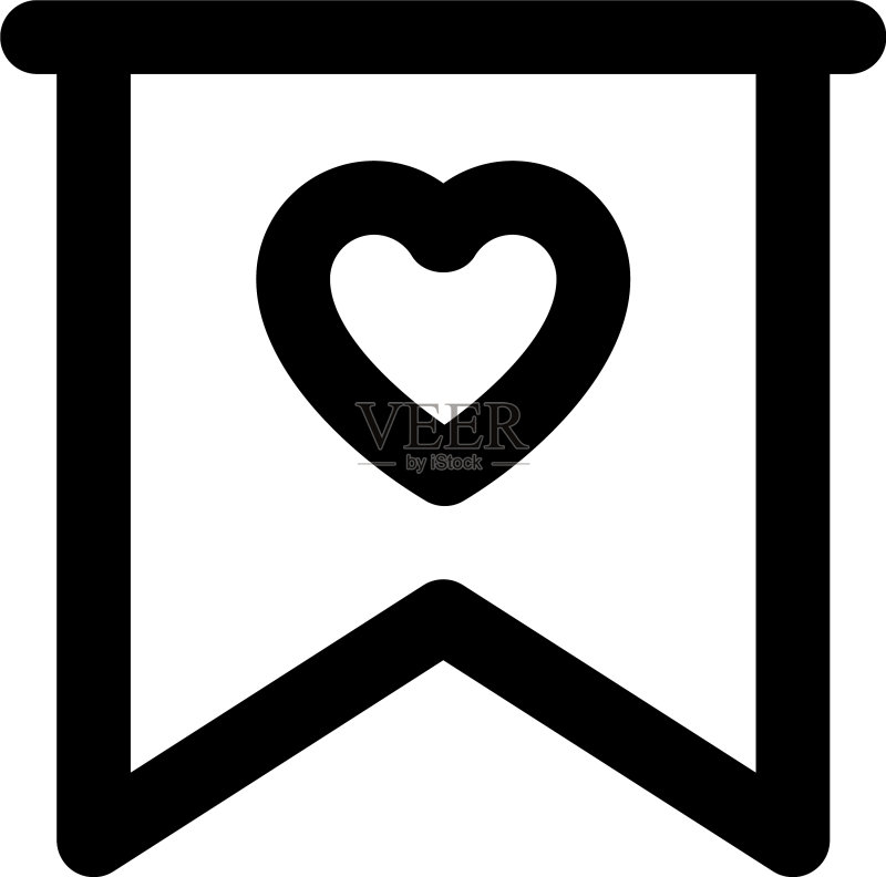 书签收藏图标素材