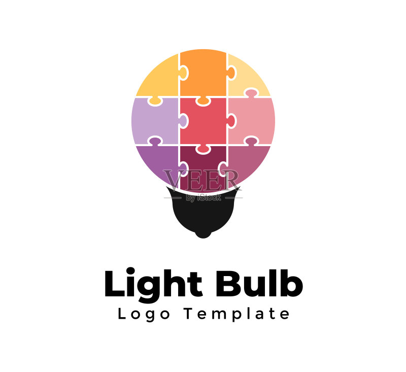 灯泡logo模板创意图标素材