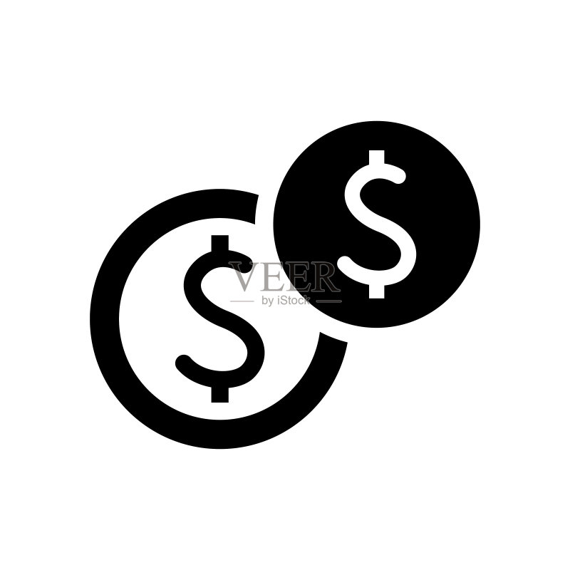 盈利硬币图标图标素材