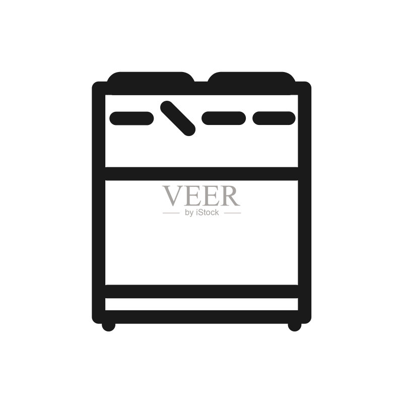 燃气灶线条图标图标素材