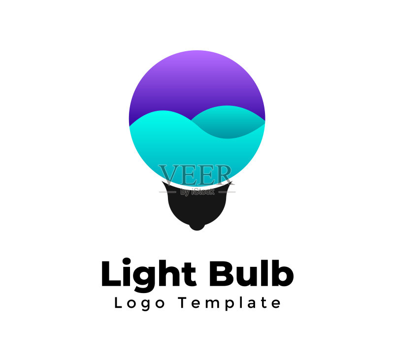 灯泡logo模板创意图标素材