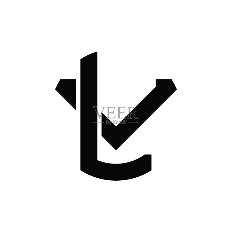 LV字母组合标志设计模板图标素材