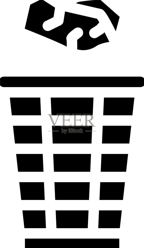 乱扔垃圾标志图标图标素材