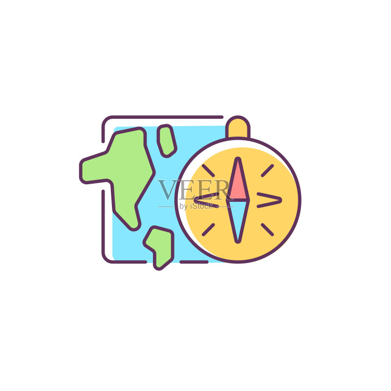 地理RGB颜色图标图标素材