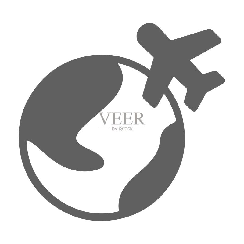 地球环球旅行图标图标素材
