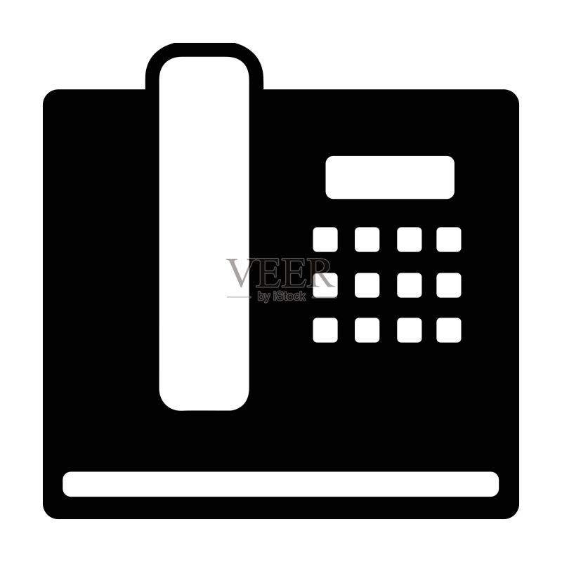 现代电话亭图标图标素材