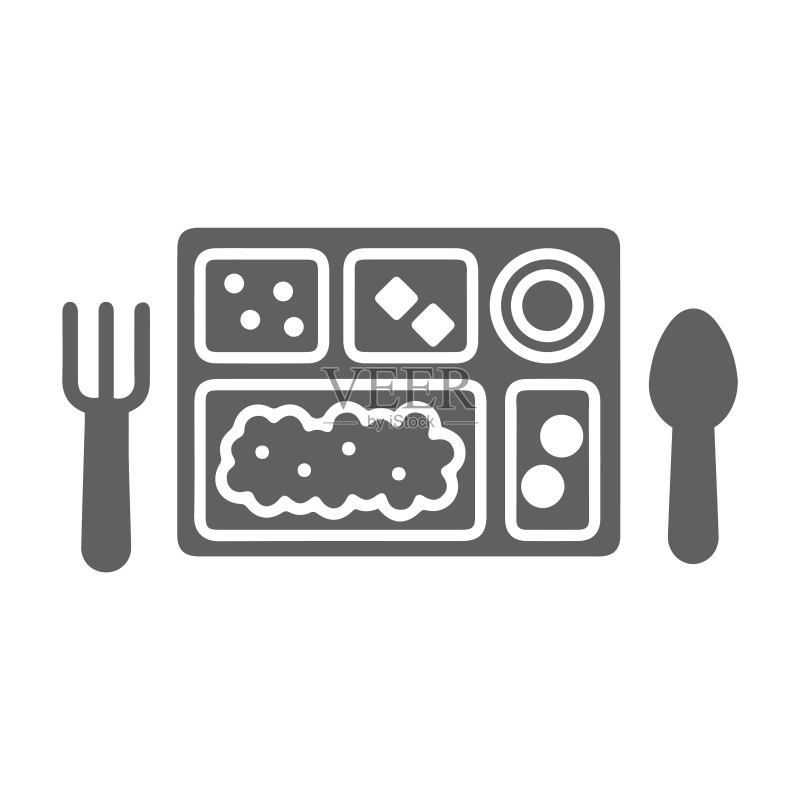 飞机餐食图标图标素材