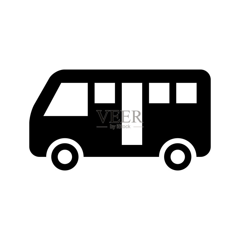 公共汽车图标图标素材