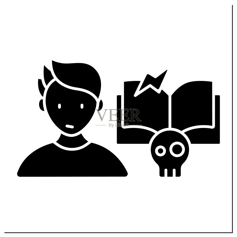 压力日记glyph图标图标素材