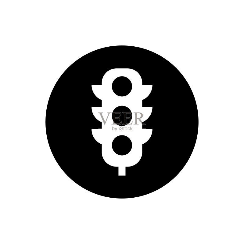 交通信号灯图标图示矢量标志符号图标素材