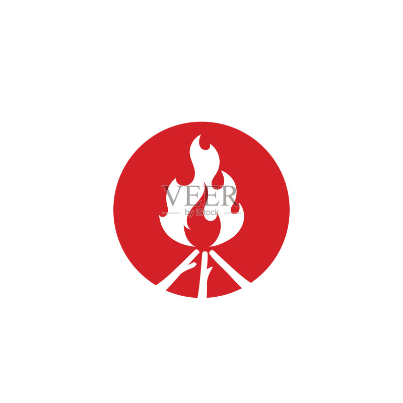 火焰设计模板图标素材