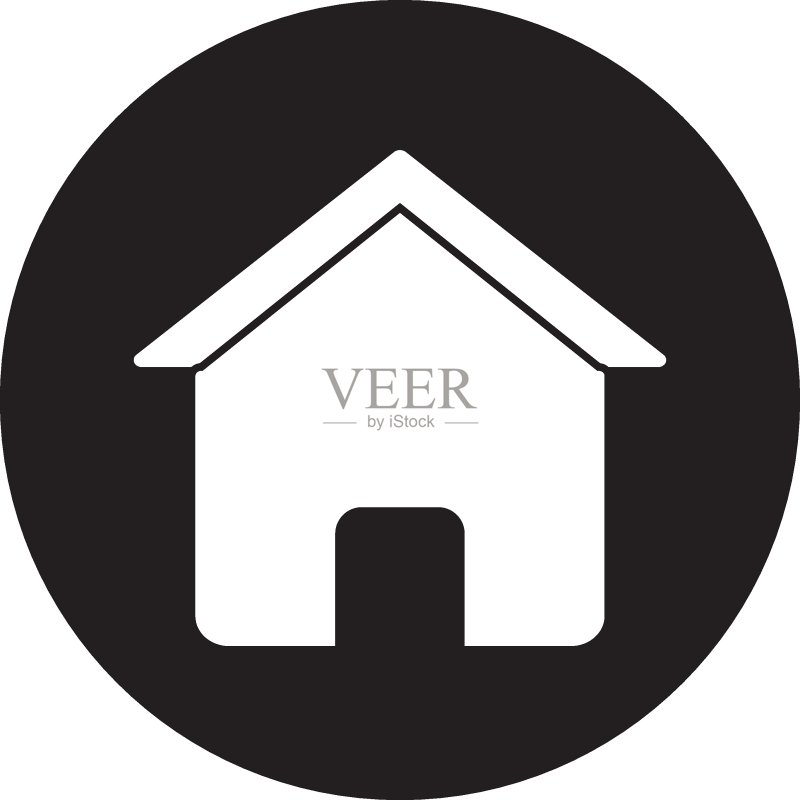 房屋图标，网页主页符号图标素材
