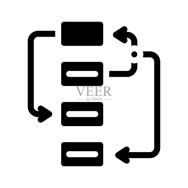 算法规划 Glyph 图标矢量素材图标素材