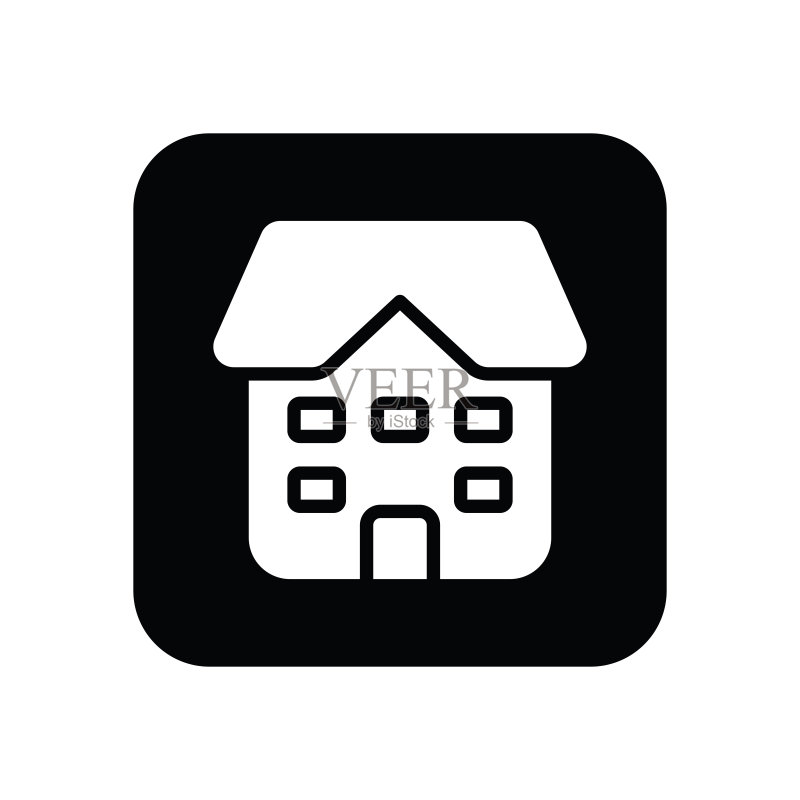 房屋建筑标志图标图标素材