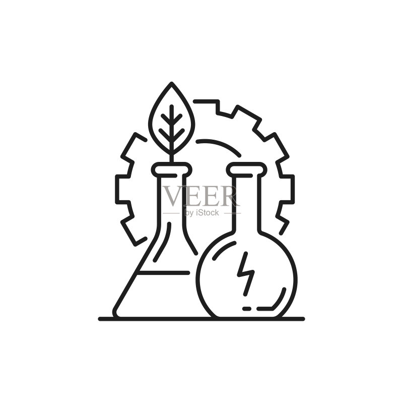 清洁绿色能源环境技术图标图标素材
