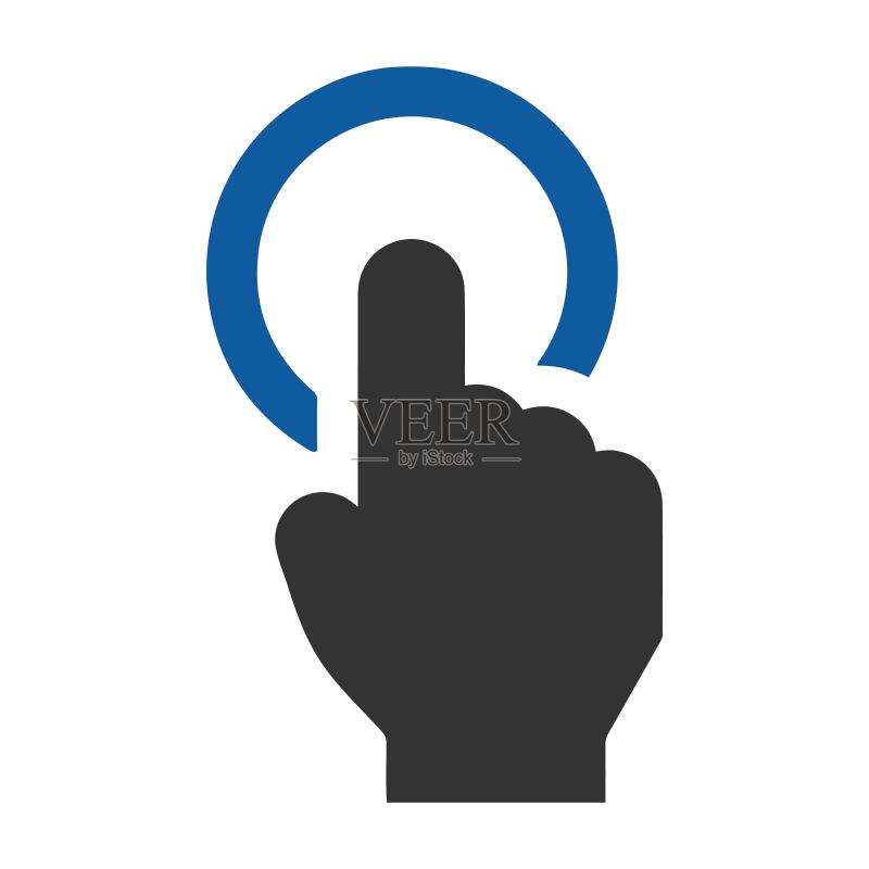 手指，触摸，审查，手势图标图标素材