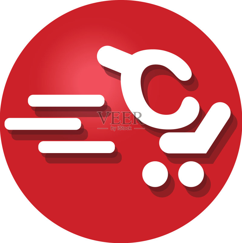 字母C购物车图标图标素材