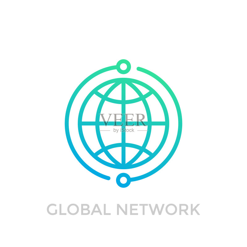 健身，健康，健身房流行图标上的圆圈图标素材