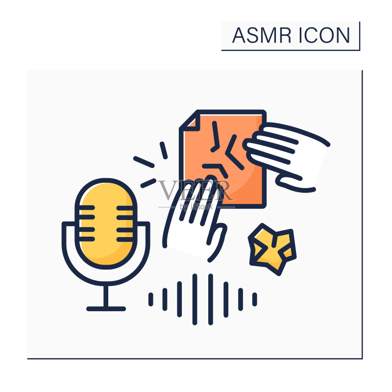 ASMR彩色图标图标素材