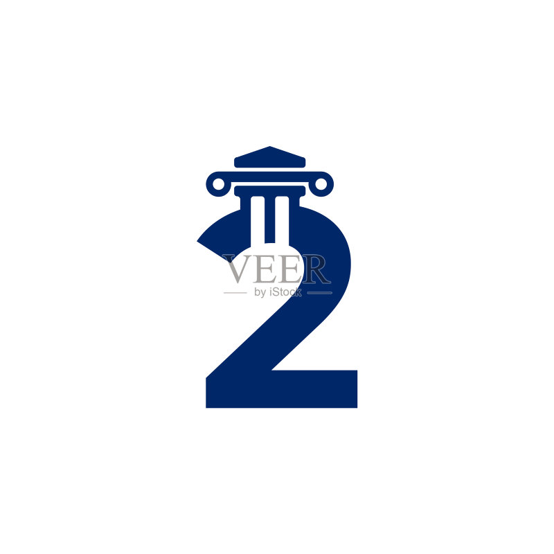 律师事务所2号logo设计模板元素图标素材