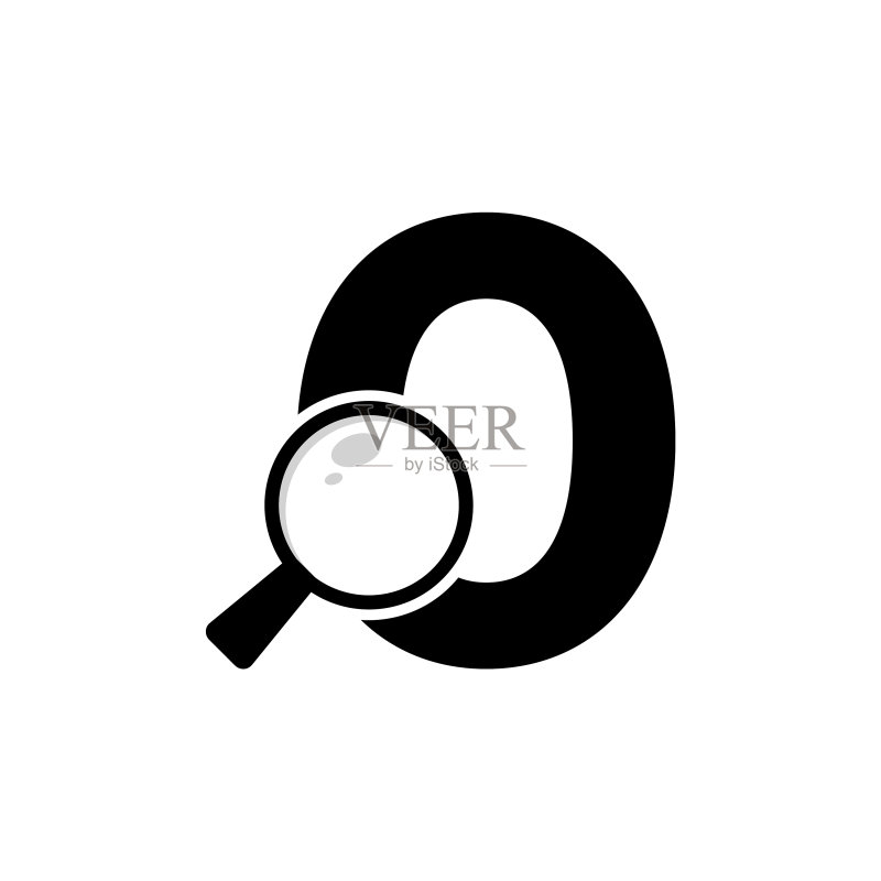 搜索logo，放大镜logo设计图标素材