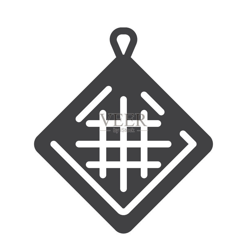 厨房毛巾矢量图标图标素材
