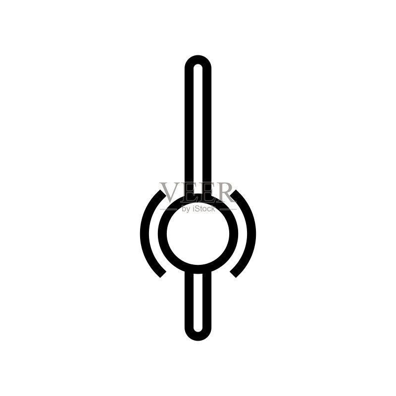UI滚动标志线形图标矢量插画图标素材