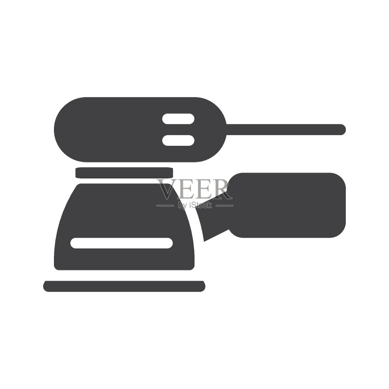 轨道砂光机矢量图标图标素材