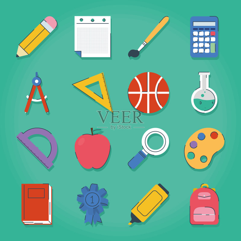 学校图标设置图标素材