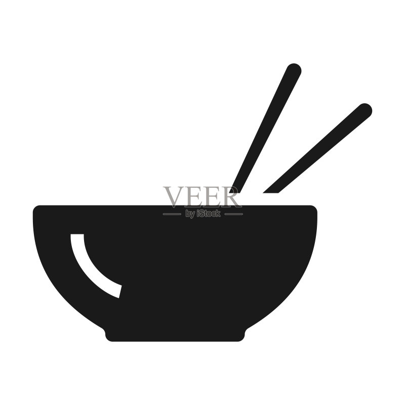 亚洲美食碗图标图标素材