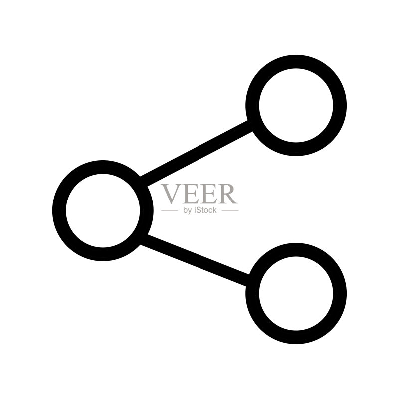 分享图标：社交网络传输矢量素材图标素材
