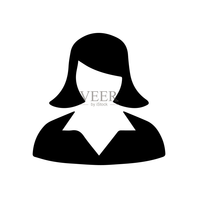 用户图标（女性）图标素材