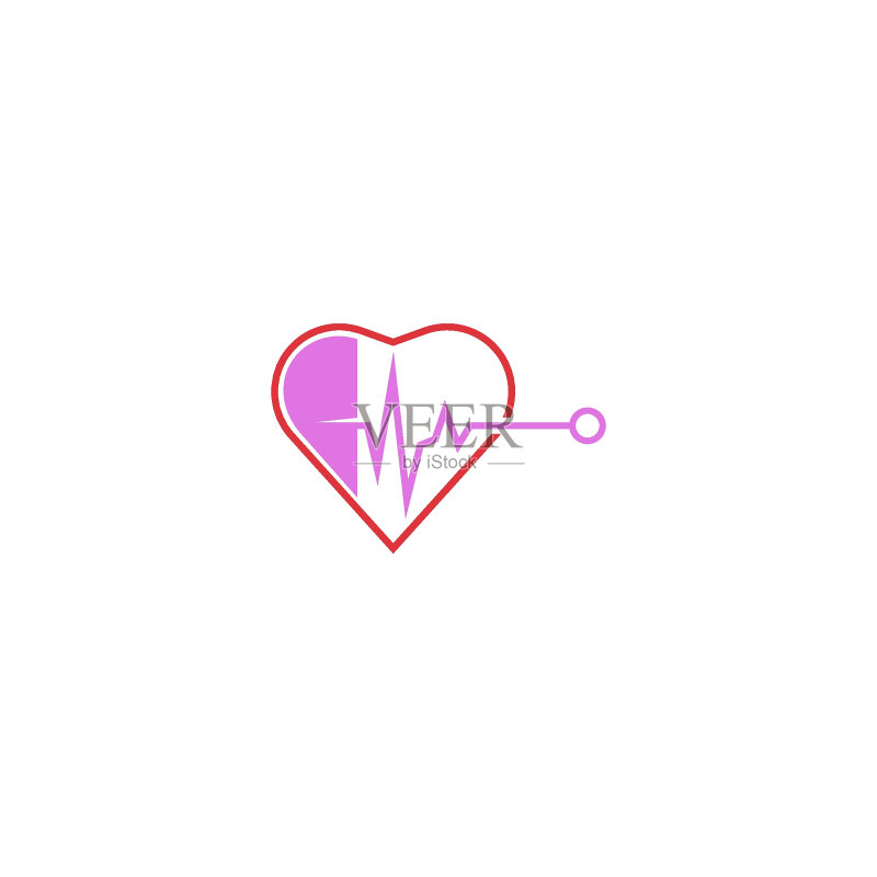 心脏护理logo图标设计矢量图图标素材