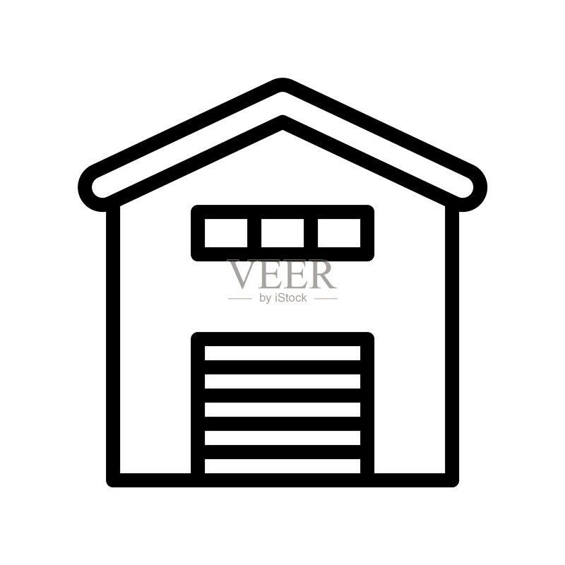 住宅房屋外观图标素材