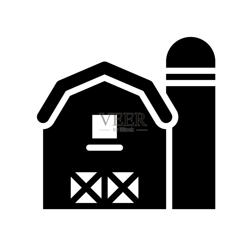住宅房屋外观图标素材