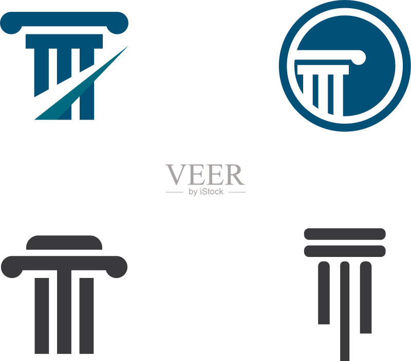 柱子Logo模板图标素材