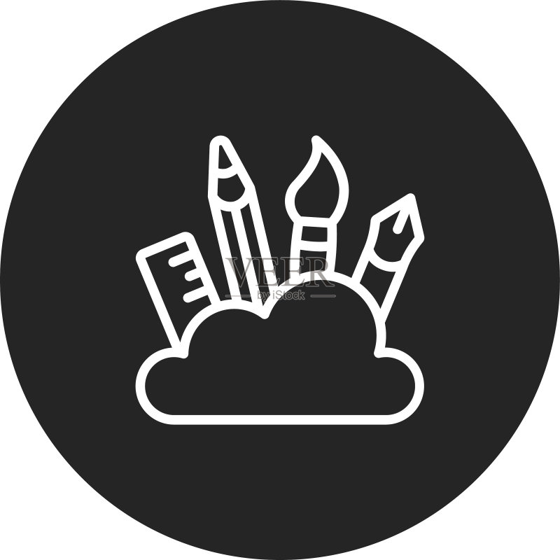 设计工具图标简约设计工具图标素材