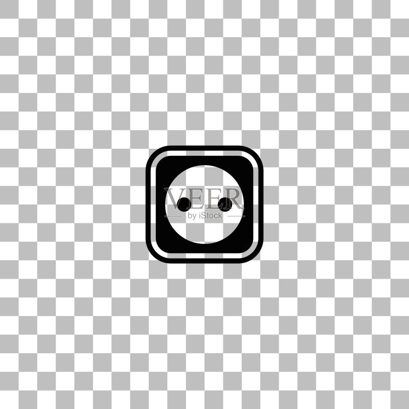 电源插座扁平图标图标素材