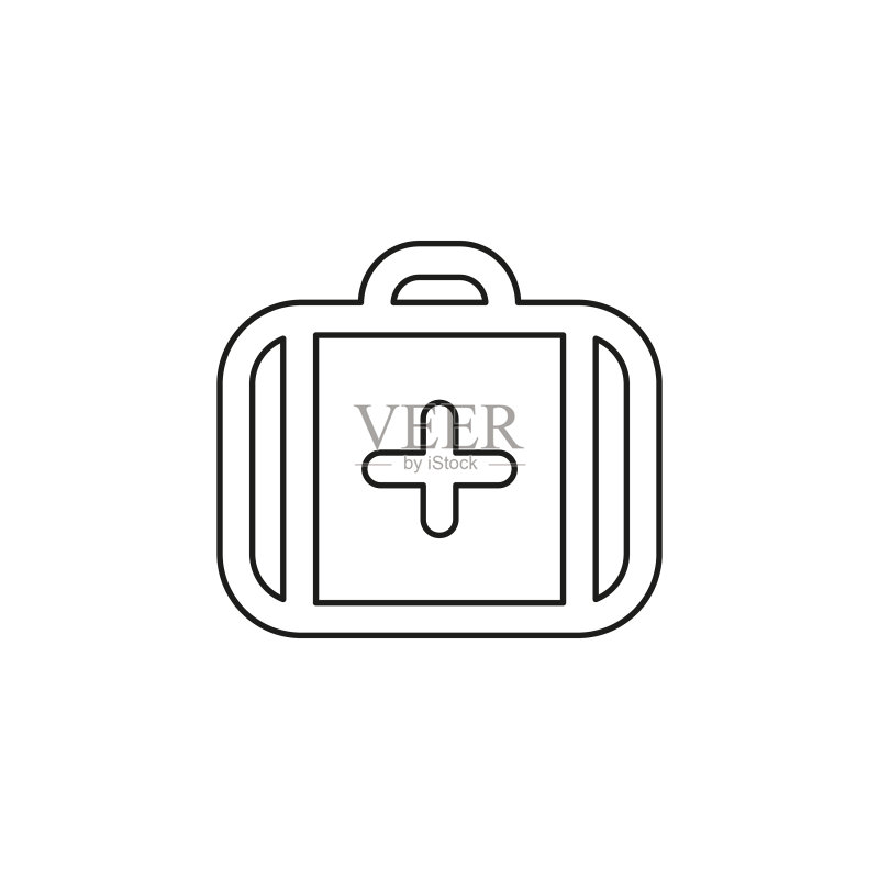 医疗箱标志-保险图标素材