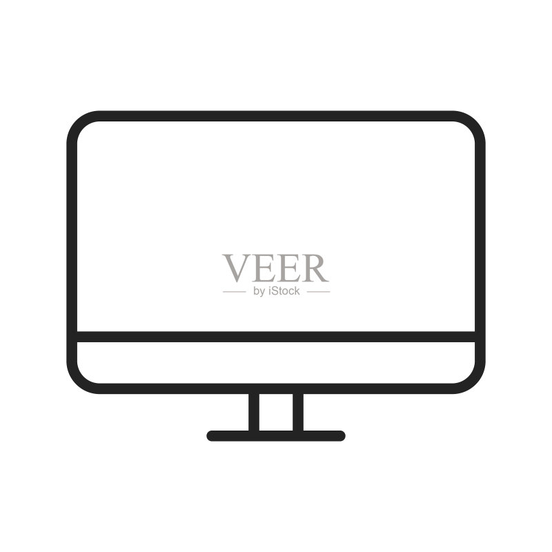 线性风格的设备与技术网页图标图标素材