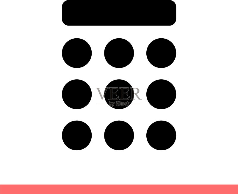 网页或移动应用的键盘图标图标素材