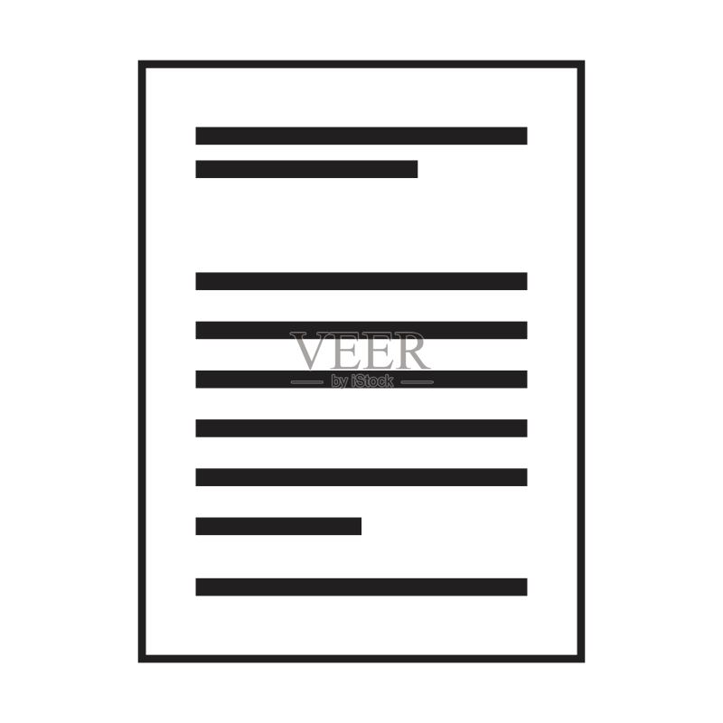 商业文件数据信息报告文档图标矢量图图标素材
