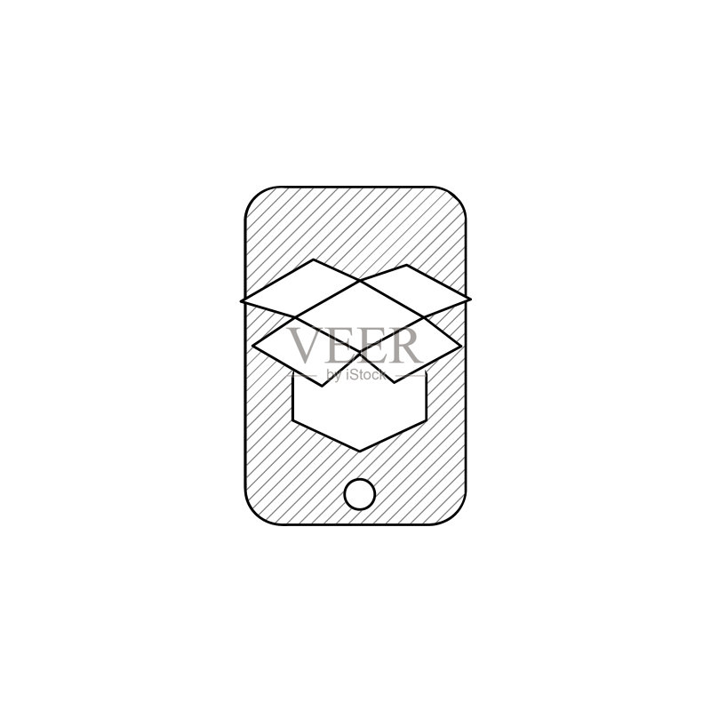 AR应用细线图标图标素材