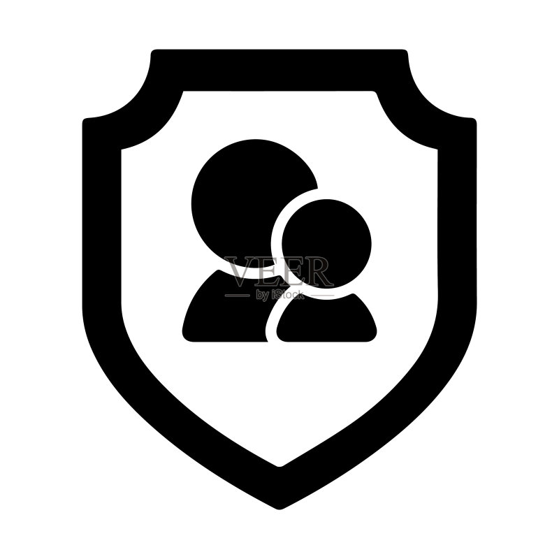 家庭安全：父母控制与安全图标图标素材