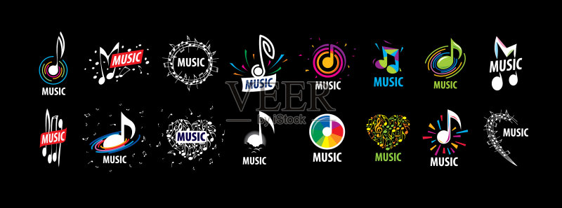 音符logo合集图标素材